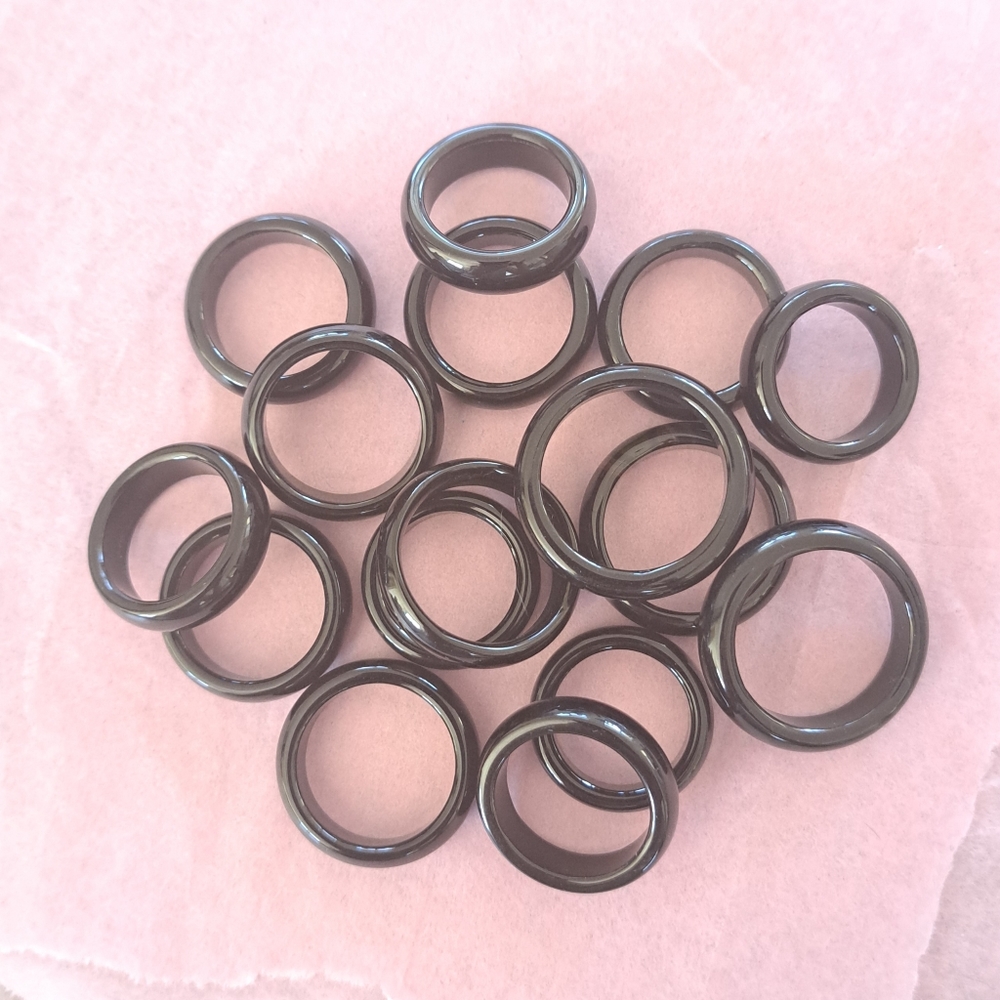 Free With Purchase - Black Jade Rings